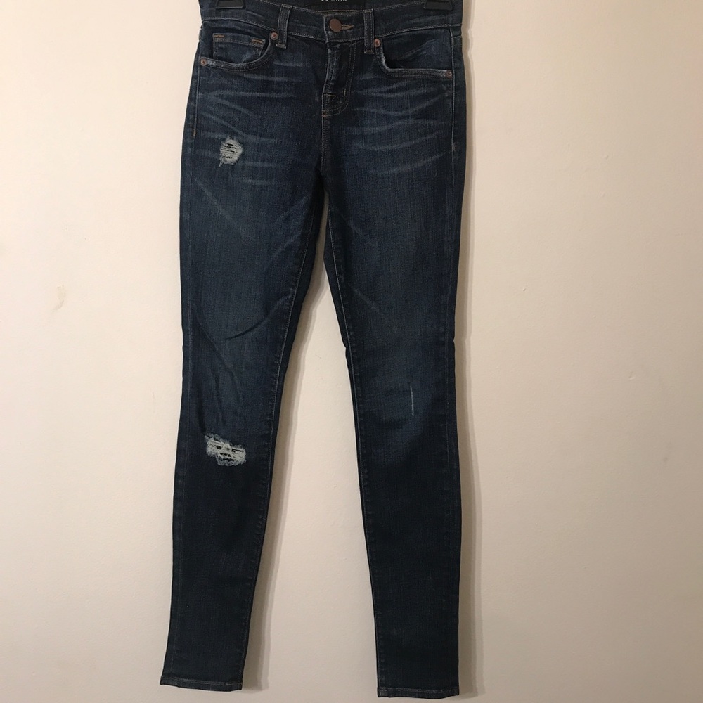 J BRAND 811 mid rise skinny leg jeans SALEM 23 - Picture 2 of 8